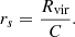 $$ \begin{aligned} r_s = \frac{R_{\text{vir}}}{C} . \end{aligned} $$