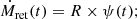$$ \begin{aligned} \dot{M}_{\rm ret}(t)= R\times \psi (t); \end{aligned} $$