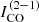 $ I_{\mathrm{CO}}^{(2-1)} $