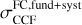 $\[\sigma_{\mathrm{CCF}}^{\mathrm{FC}, \text {fund}+ \text {syst}}\]$