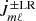 $ {\dot {J}}_{m\ell }^{\pm {\textrm {LR}}} $