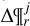 \[\Delta \P_{\rm{r}}^{\rm{j}}\]
