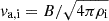 $ {v}_{\textrm {a,i}} = B / \sqrt {4 \pi \rho _{\textrm {i}}} $