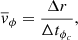 $$ \begin{aligned} \overline{v}_{\phi } = \frac{\Delta r}{\Delta t _{\phi _c}}, \end{aligned} $$
