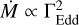 $\dot{M} \propto \Gamma_{\text {Edd}}^{2}$