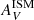 $ A_V^{\mathrm {ISM}} $