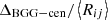 $ \Delta _\mathrm {BGG-cen}/\left \langle R_{ij}\right \rangle $