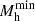 $ M_{\mathrm{h}}^{\mathrm{min}} $