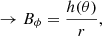 $$ \rightarrow B_\phi =\frac {h(\theta )}{r}, $$