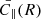 $ \bar{C_\parallel}(R) $