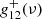 $ g_{12}^{+}(\nu ) $