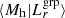$ \langle {M_{\mathrm{h}}} | L_{r}^{\mathrm{grp}} \rangle $