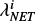 $\lambda _{NET}^i$