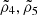 $ \tilde \rho_4, \tilde \rho_5 $