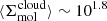 $ \langle\Sigma_{\mathrm{mol}}^{\mathrm{cloud}}\rangle\sim 10^{1.8} $