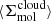 $ \langle\Sigma_{\mathrm{mol}}^{\mathrm{cloud}}\rangle $