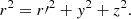 $$ \begin{aligned} r^2=r{\prime }^2+y^2+z^2. \end{aligned} $$