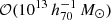 $ \mathcal{O}(10^{13}\,h_{70}^{-1}\,M_\odot) $