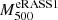 $ M_{500}^{\mathrm{eRASS1}} $