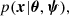 $$ \begin{aligned}& p(\boldsymbol{x}|\boldsymbol{\theta },\boldsymbol{\psi }), \end{aligned} $$