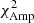 $ \rm \chi^2_{Amp} $