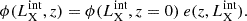 $$ \begin{aligned} \phi (L_{\rm X}^\mathrm{int}, z) = \phi (L_{\rm X}^\mathrm{int}, z = 0)~e(z,L_{\rm X}^\mathrm{int}). \end{aligned} $$