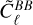 $\tilde{C}_\ell^{BB}$