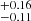 $ _{-0.11}^{+0.16} $