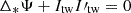 $ \Delta_{*} \Psi + I_{\mathrm{tw}}I\prime_{\mathrm{tw}}=0 $