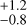 $^{+1.2}_{-0.8}$