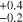 $^{+0.4}_{-0.2}$