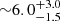 $ {\sim}6.0^{+3.0}_{-1.5} $