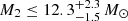 $ M_2 \leq 12.3^{+2.3}_{-1.5} \, M_\odot $