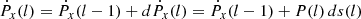 $$ \begin{aligned} \dot{P}_x(l)&= \dot{P}_x(l-1) + d\dot{P}_x(l) = \dot{P}_x(l-1) + P(l)\,ds(l) \end{aligned} $$