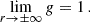 $$ \begin{aligned} \lim _{r\rightarrow \pm \infty } g=1\,. \end{aligned} $$