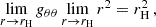 $$ \begin{aligned} \lim _{r\rightarrow r_\mathrm{H} } g_{\theta \theta }&\lim _{r\rightarrow r_\mathrm{H} }r^2=r_\mathrm{H} ^2\,, \end{aligned} $$
