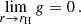$$ \begin{aligned} \lim _{r\rightarrow r_\mathrm{H} } g=0\,. \end{aligned} $$
