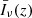 $ \bar{I}_\nu(z) $
