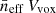 $ \bar{n}_{\mathrm{eff}}\,V_{\mathrm{vox}} $