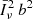 $ \bar{I}_\nu^2\,b^2 $