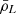 $ \bar{\rho}_L $