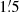 $ 1{{\overset{\prime}{.}}}5 $