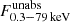 $ F^{\mathrm{unabs}}_{\mathrm{0.3-79\,keV}} $