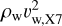 $P_\text{w} = \rho_\text{w} v_\text{w,X7}^2$