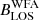 $ B_{\mathrm{LOS}}^{\mathrm{WFA}} $