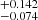 $ ^{+0.142}_{-0.074} $