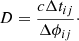 $$ \begin{aligned} D = \frac{c \Delta t_{ij}}{\Delta \phi _{ij}}\cdot \end{aligned} $$