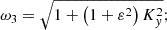 $$ \begin{aligned} \omega _3&= \sqrt{1+\left(1+\varepsilon ^2\right)K_y^2}; \end{aligned} $$