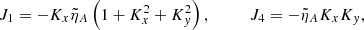 $$ \begin{aligned} J_1&= -K_x\tilde{\eta }_A\left(1+K_x^2+K_y^2\right), \qquad&J_4&= -\tilde{\eta }_A K_xK_y,\end{aligned} $$