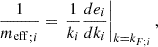 $$ \begin{aligned} \frac{1}{{{m}_{\mathrm{eff} }}_{;i}}= \left. \frac{1}{k_i} \frac{de_i}{dk_i} \right|_{k=k_{F;i}}, \end{aligned} $$